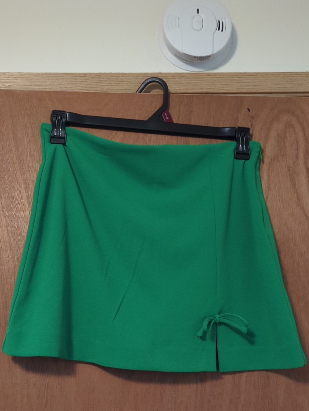 Nine West Bright Green Mini Skirt with Side Bow